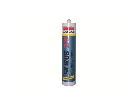 SOUDAL SILIRUB 2S 300ML TRANSP 15ST/DS EUR/ST