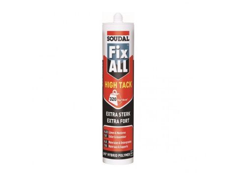 SOUDAL FIX ALL HIGH TACK 290ML  WIT EUR/ST