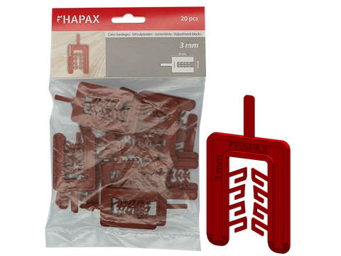 PG HAPAX PLAATJES * 3X40,00X55 /20ST