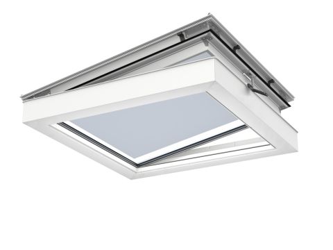 VELUX CVU 0225Q PLATDAKVENSTER ELEKTRISCH OPENGAAND 3-VOUDIG GLAS 060060