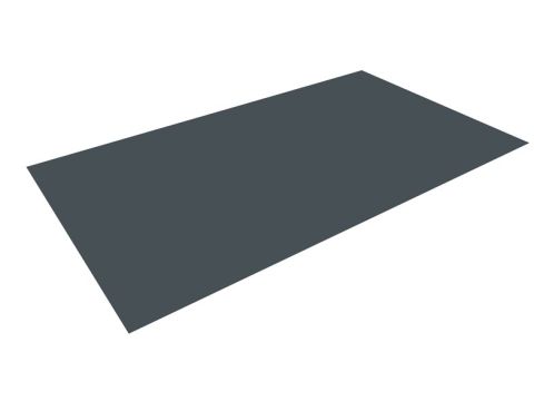 VLAKKE PLAAT POLY 0,63MM 1,22X2,15M RAL8019 EUR/M2