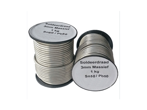 SOLDEERDRAAD 3MM 1KG/ROL PB 50% - SN 50% EUR/KG