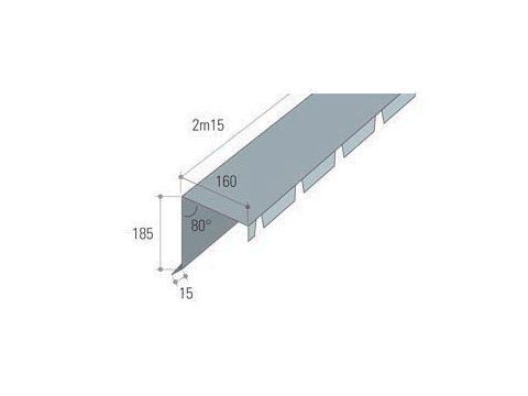 JI ROOF PRO MUURNOK GETAND 2,15M 45333 8019  PRODUCTIE MODDE HEULE